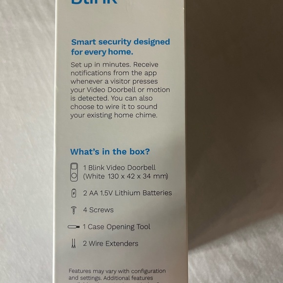 Blink White Video Doorbell - Picture 3 of 5